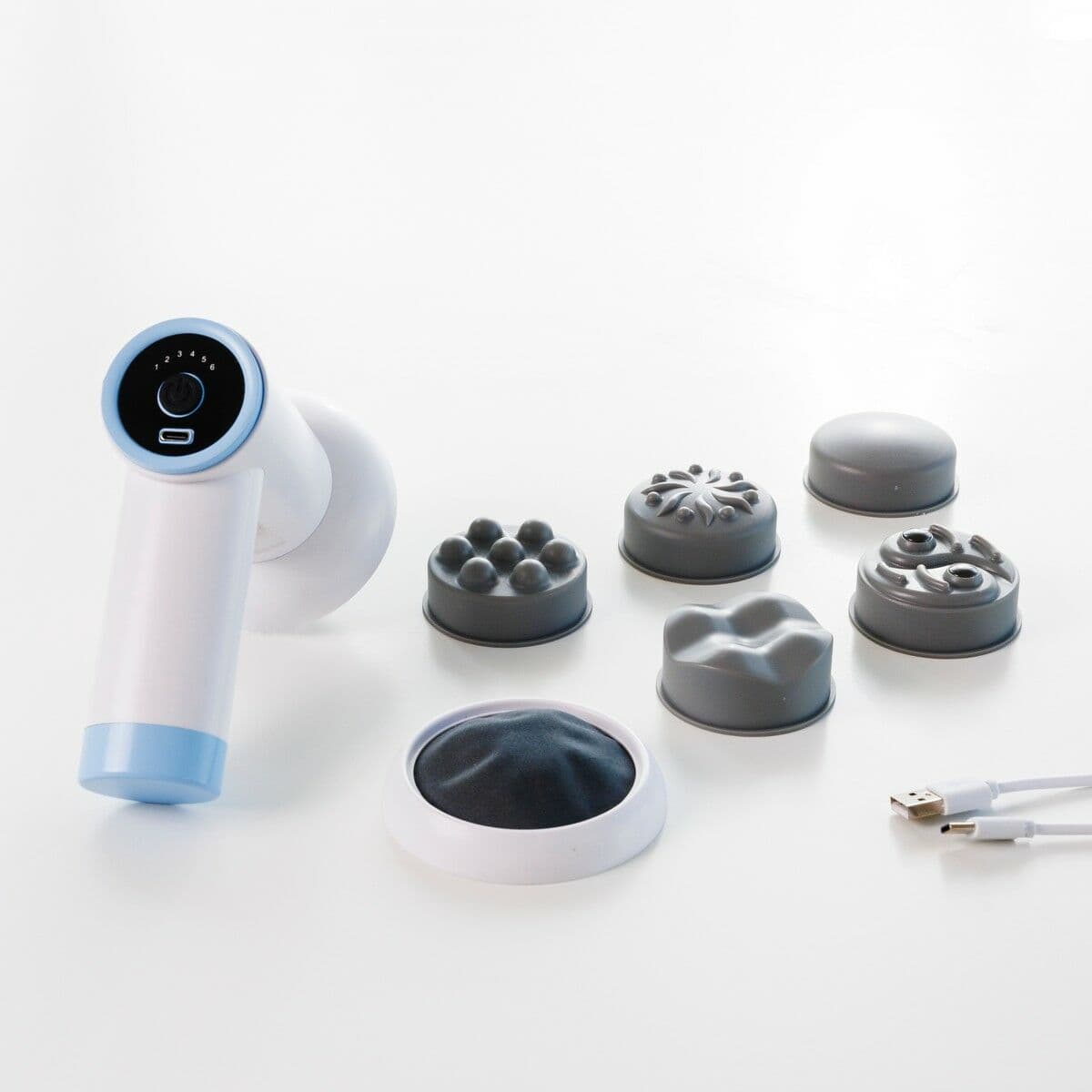 Įkraunamas anticeliulitinis masažo pistoletas šeši viename CellyGun InnovaGoods - Image 16