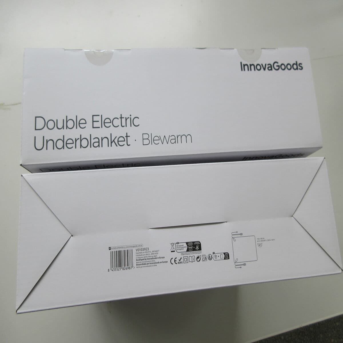 Dubbel Elektrisk Sängvärmare Blewarm InnovaGoods Vit 140 x 160 cm 60+60 W (Renoverade A) - Image 12