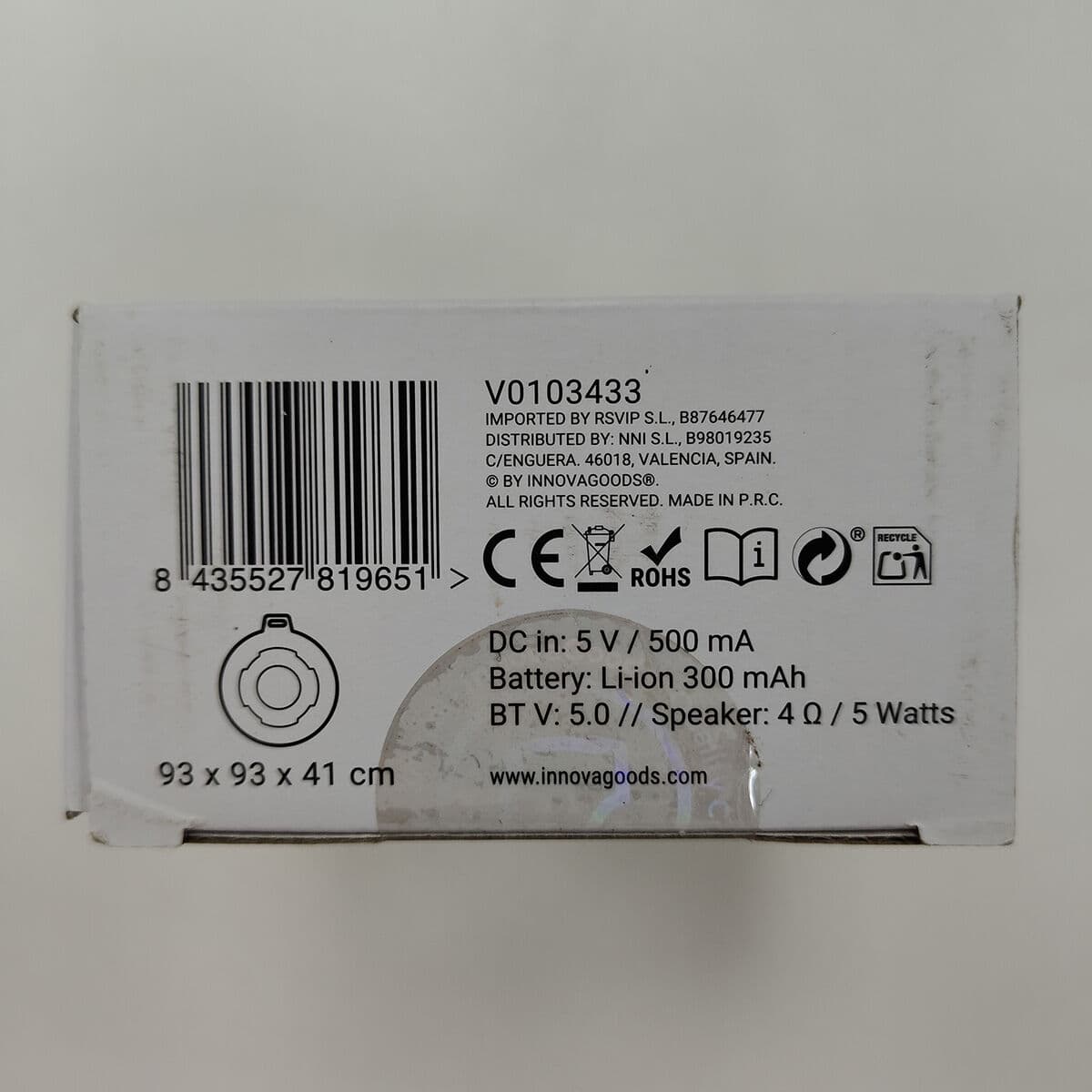 Bežični plutajući LED zvučnik Floaker InnovaGoods Plava Crna (Obnovljeno B) - Image 22