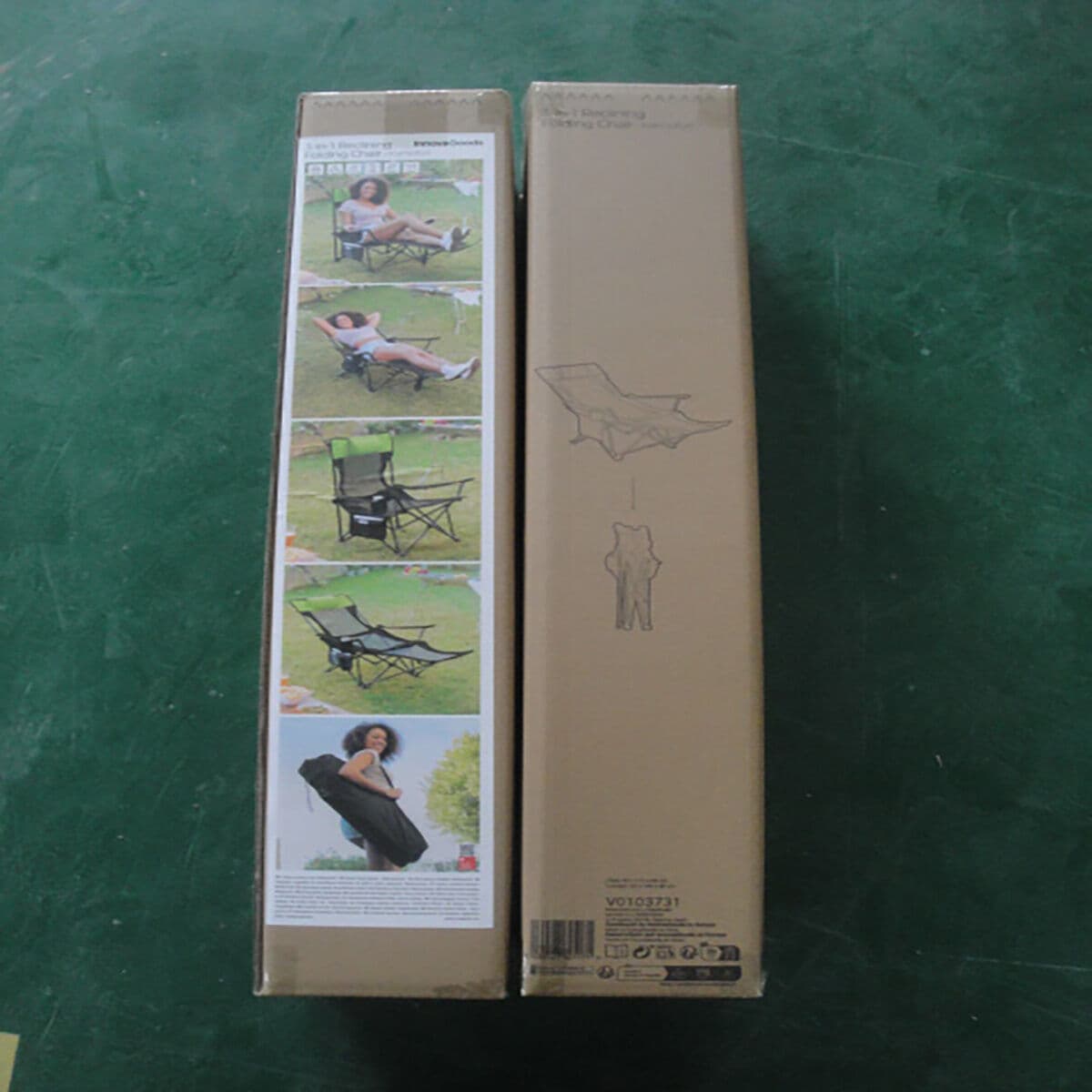 Silla Tumbona Plegable de Camping Kampfort InnovaGoods (Reacondicionado C) - Image 20