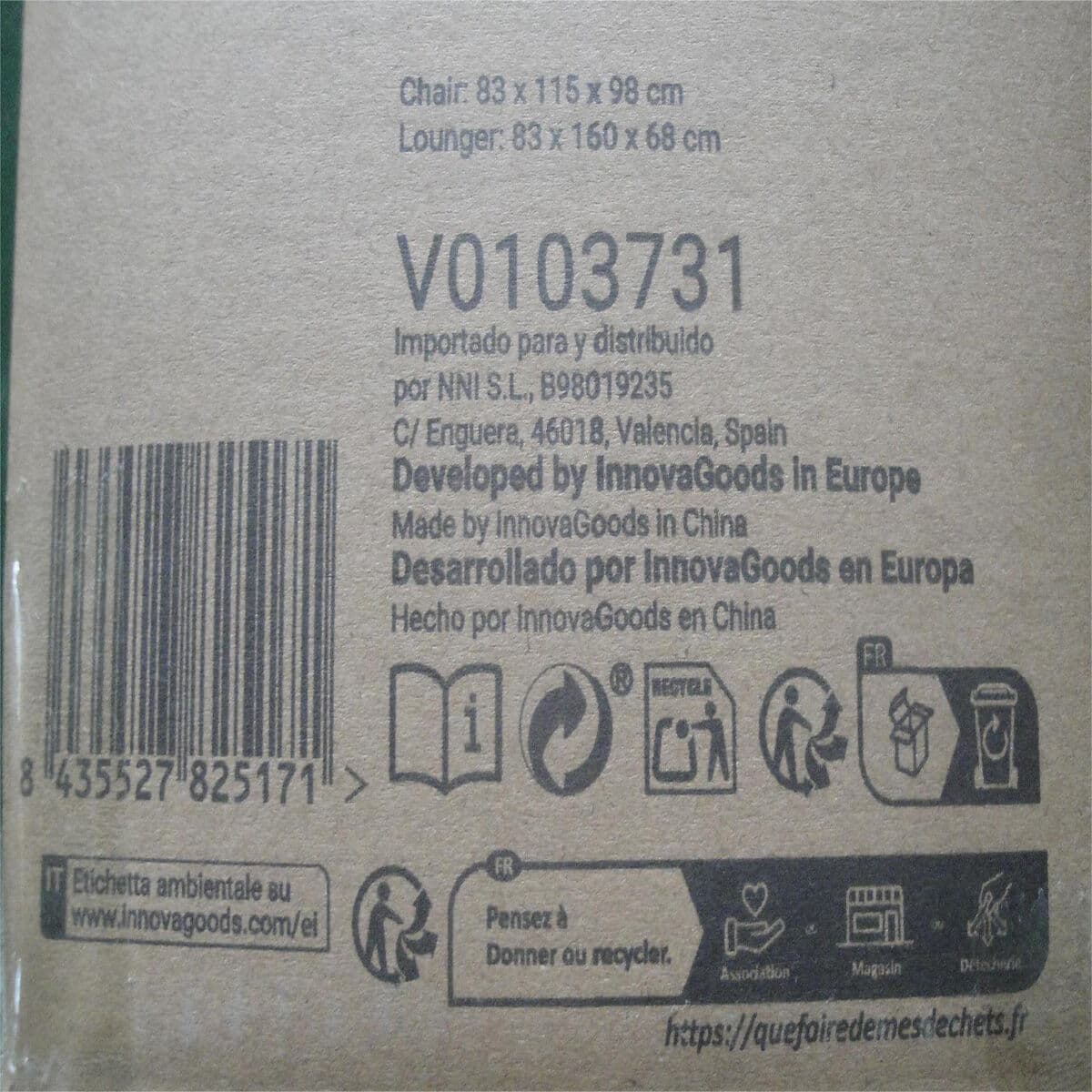 Silla Tumbona Plegable de Camping Kampfort InnovaGoods (Reacondicionado C) - Image 21