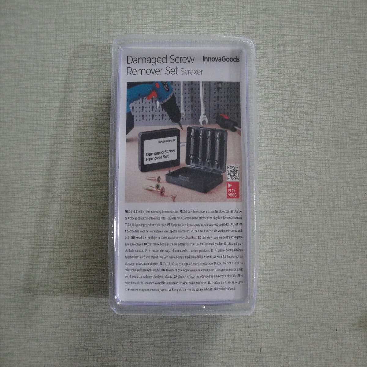 Svrdla za Vađenje Oštećenih Vijaka InnovaGoods IG811372 Čelik 4 kom. 4 Dijelovi (Obnovljeno A) - Image 8