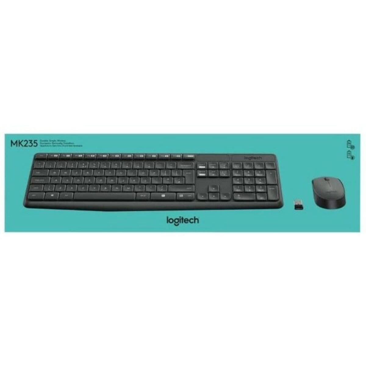 Teclado y Ratón Inalámbrico Logitech 920-007919 Negro Gris Qwerty Español - Image 2