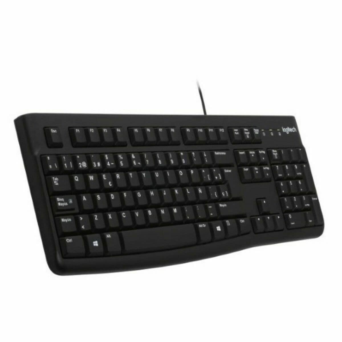 Tastatur Logitech K120 Schwarz Qwerty Spanisch Spanisch - Image 2