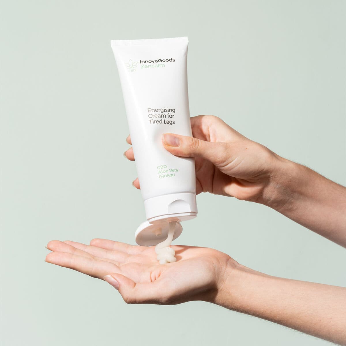 Enerģizējošais krēms nogurušām kājām CBD Zencalm InnovaGoods 200 ml - Image 4