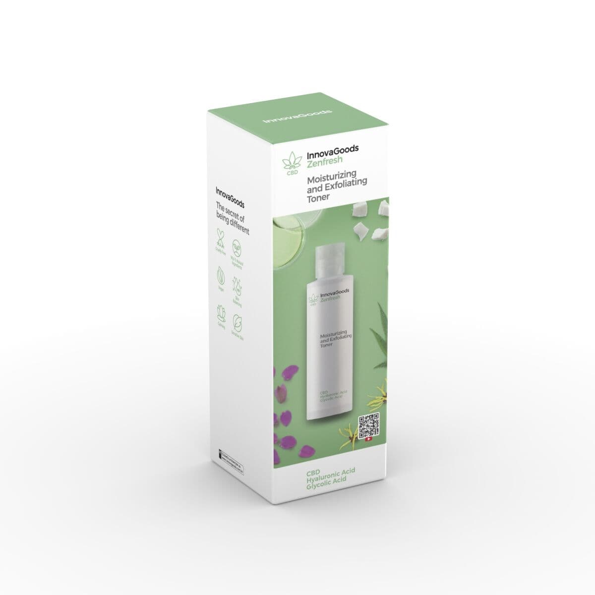 Drėkinamasis ir šveičiamasis veido tonikas CBD Zenfresh InnovaGoods 150 ml - Image 8
