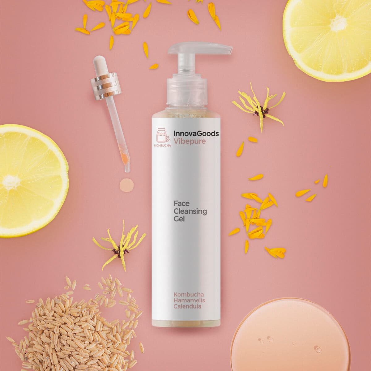 Ansiktsrensende gel Kombucha Vibepure InnovaGoods 200 ml - Image 5