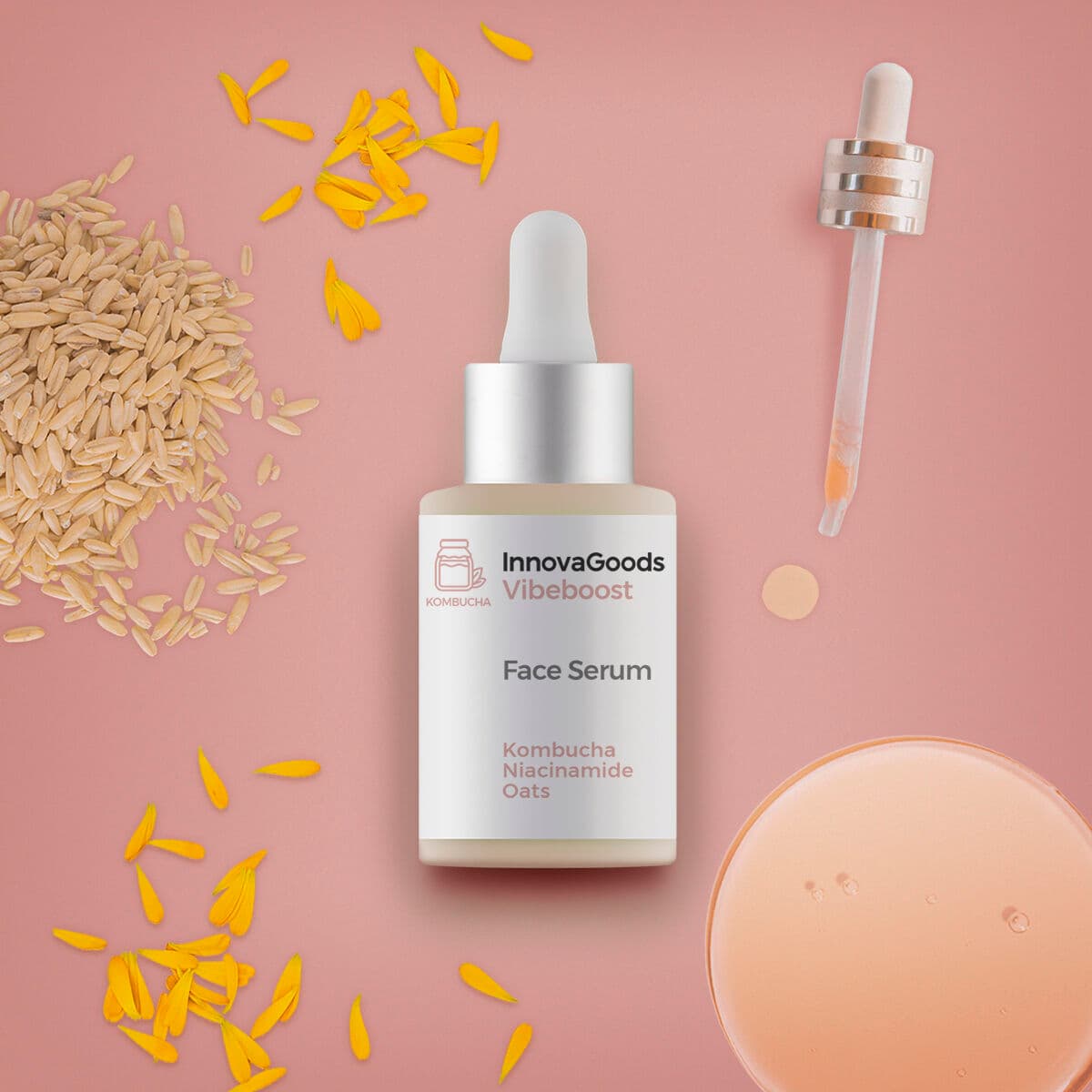 Sejas serums Kombucha Vibeboost InnovaGoods 30 ml - Image 5