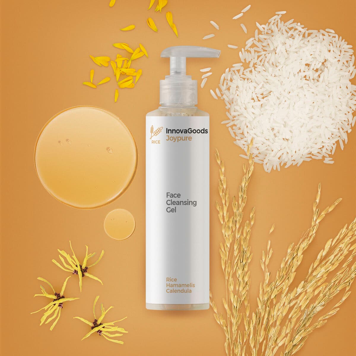 Gesichtsreinigungsgel Rice Joypure InnovaGoods 200 ml - Image 5