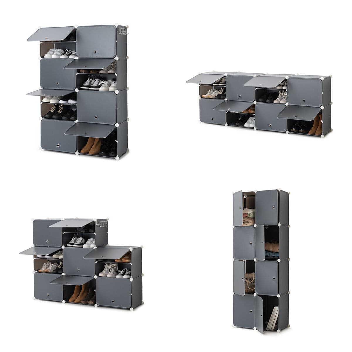 Portatiivne modulaarne jalatsiriiul InnovaGoods Hall - Image 12