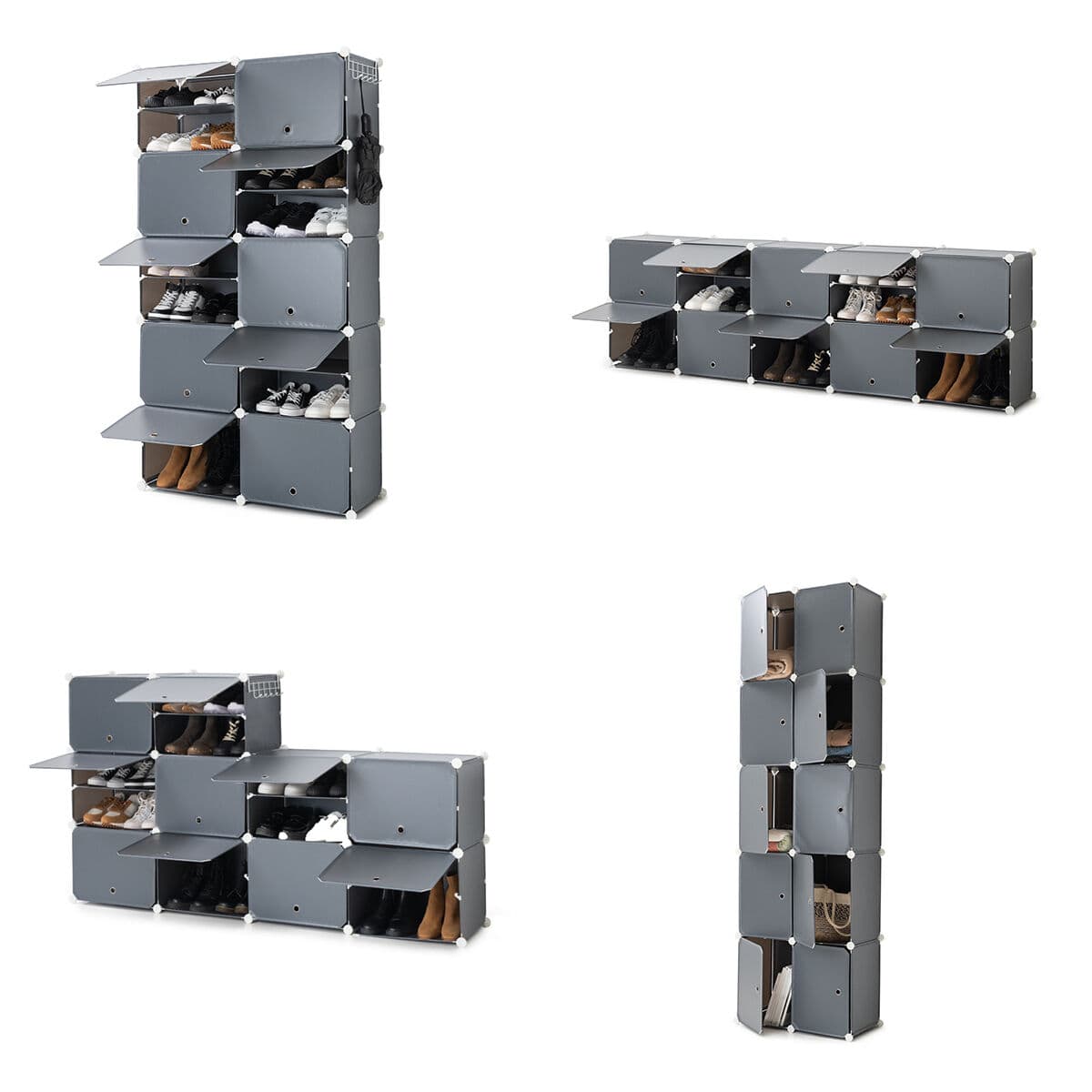 Portatiivne modulaarne jalatsiriiul InnovaGoods Hall - Image 13