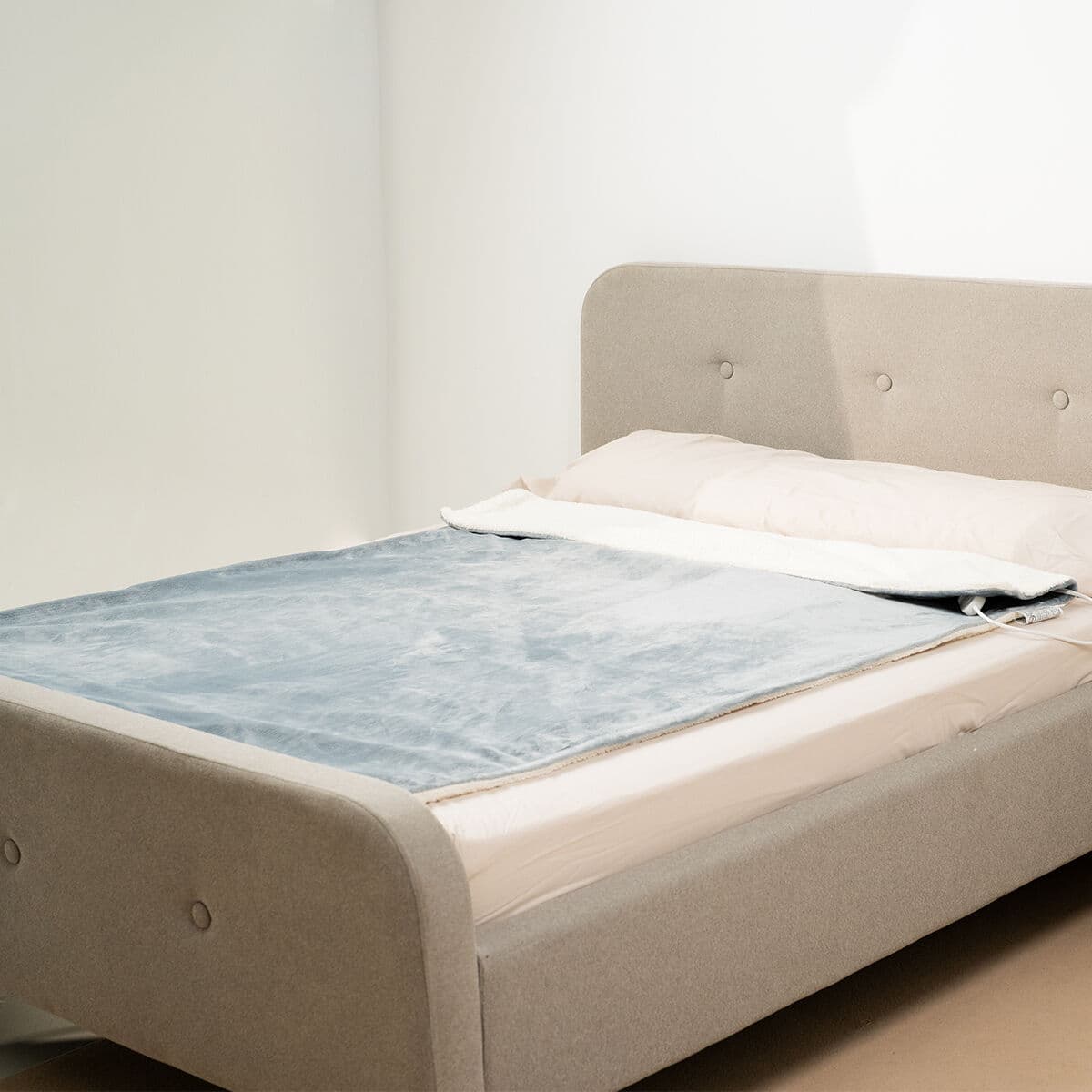 elektrische Abdeckung Heklet InnovaGoods Weiß Grau 130 x 180 cm 160 W - Image 7