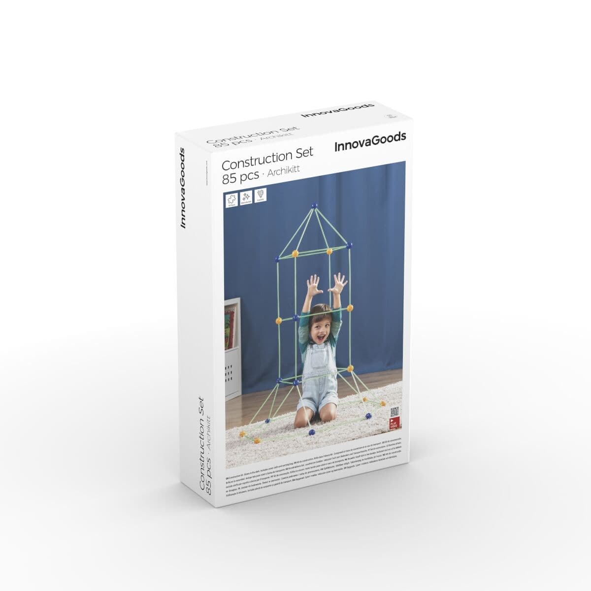 Kit de Construcție Fort pentru Copii Archikitt InnovaGoods 85 Piese - Image 13