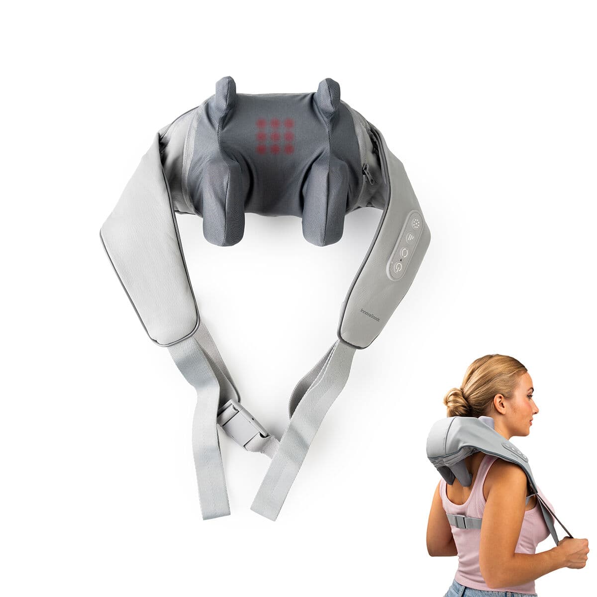 Įkraunamas 6D kaklo ir nugaros masažuoklis Silax InnovaGoods - Image 12