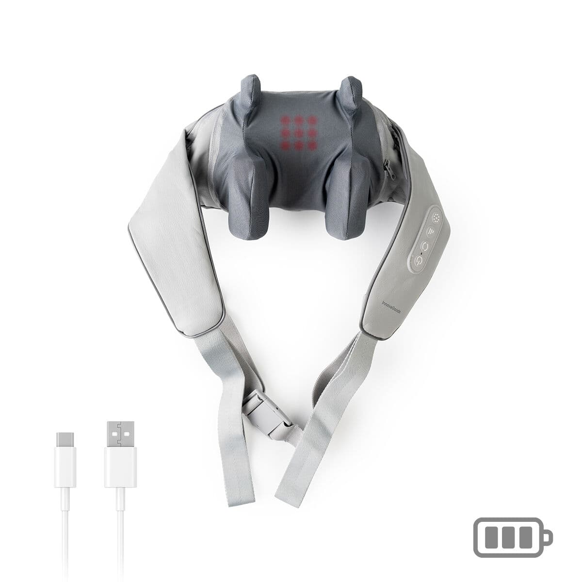 Įkraunamas 6D kaklo ir nugaros masažuoklis Silax InnovaGoods - Image 11