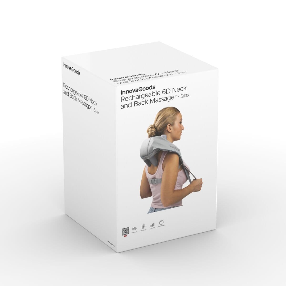 Įkraunamas 6D kaklo ir nugaros masažuoklis Silax InnovaGoods - Image 13