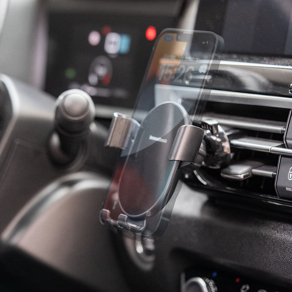 Hållare med trådlös snabbladdare för bilen Chakar InnovaGoods - Image 2