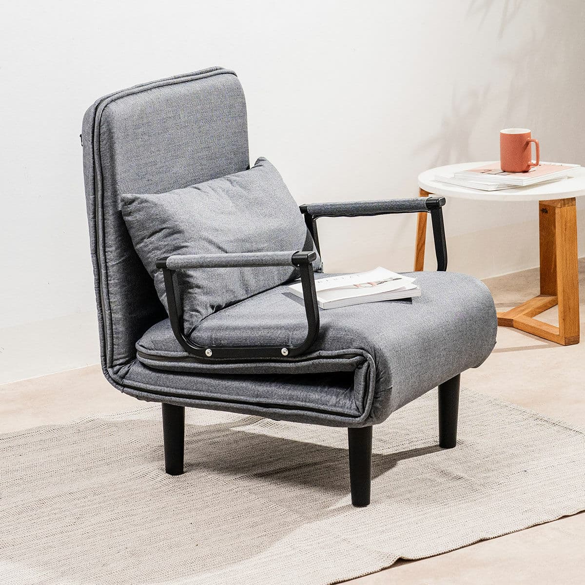 Neli ühes muudetav ühekohaline diivanvoodi Softfa InnovaGoods - Image 7