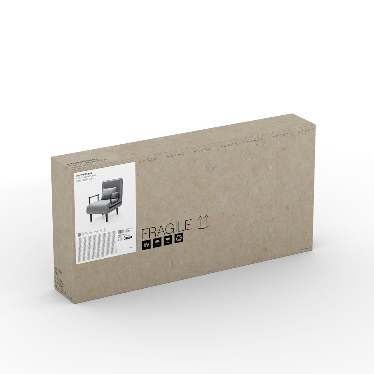 Neli ühes muudetav ühekohaline diivanvoodi Softfa InnovaGoods - Image 13