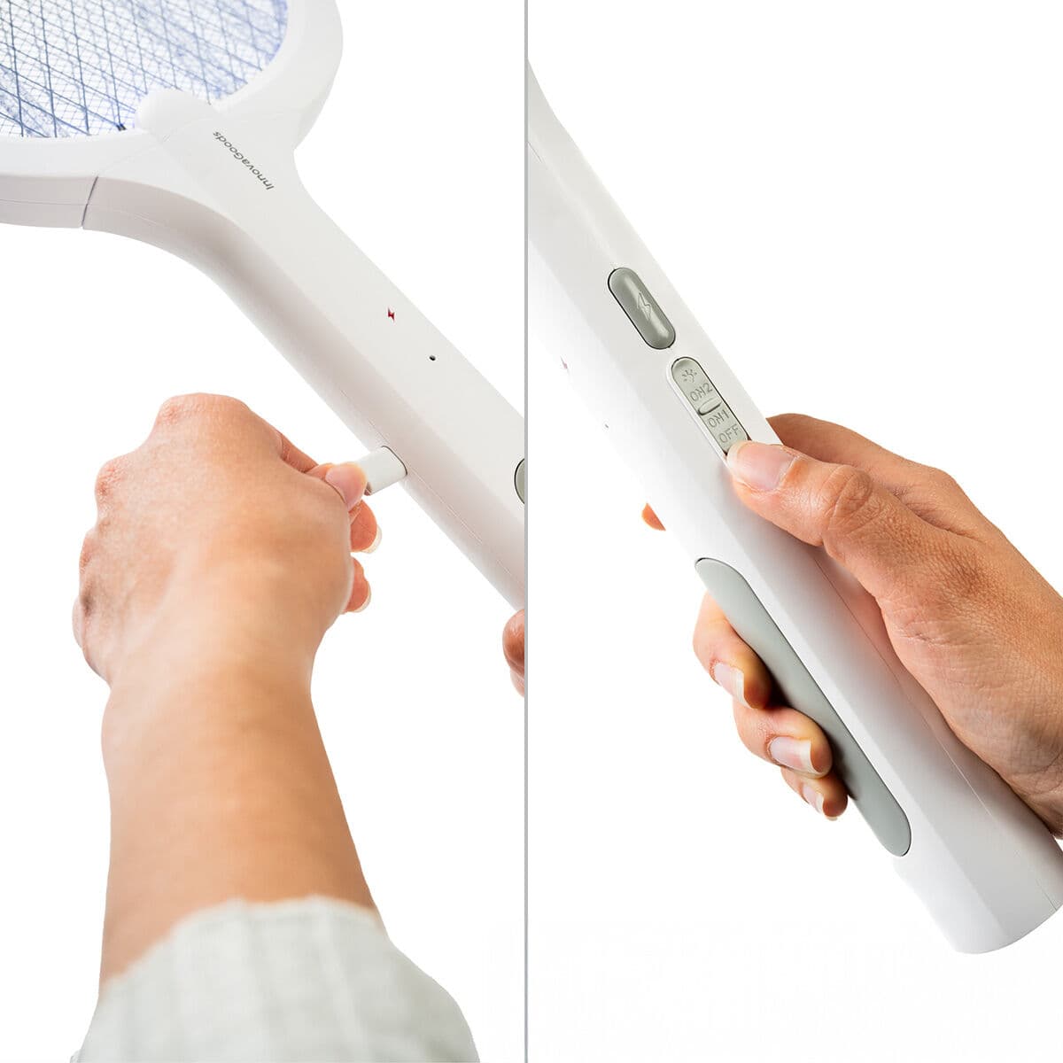 Raqueta Matainsectos Recargable con Luz UV 2 en 1 Elecfly InnovaGoods - Image 8