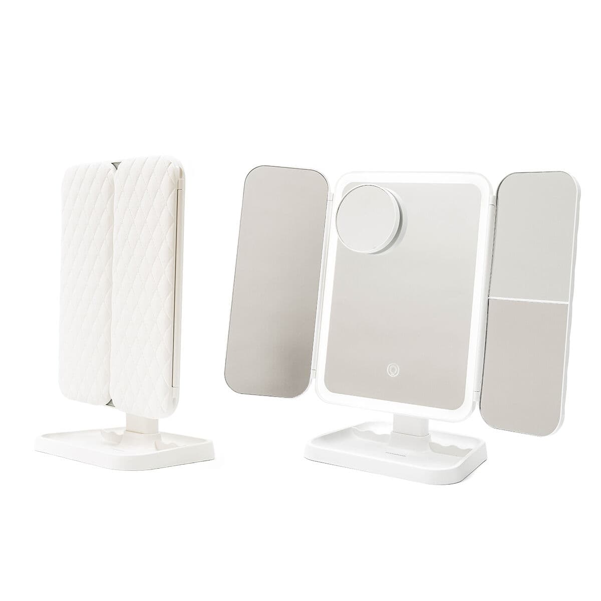 Oppladbart Trippelt Sminkespeil med Forstørrelse og LED-lys Miled InnovaGoods - Image 7