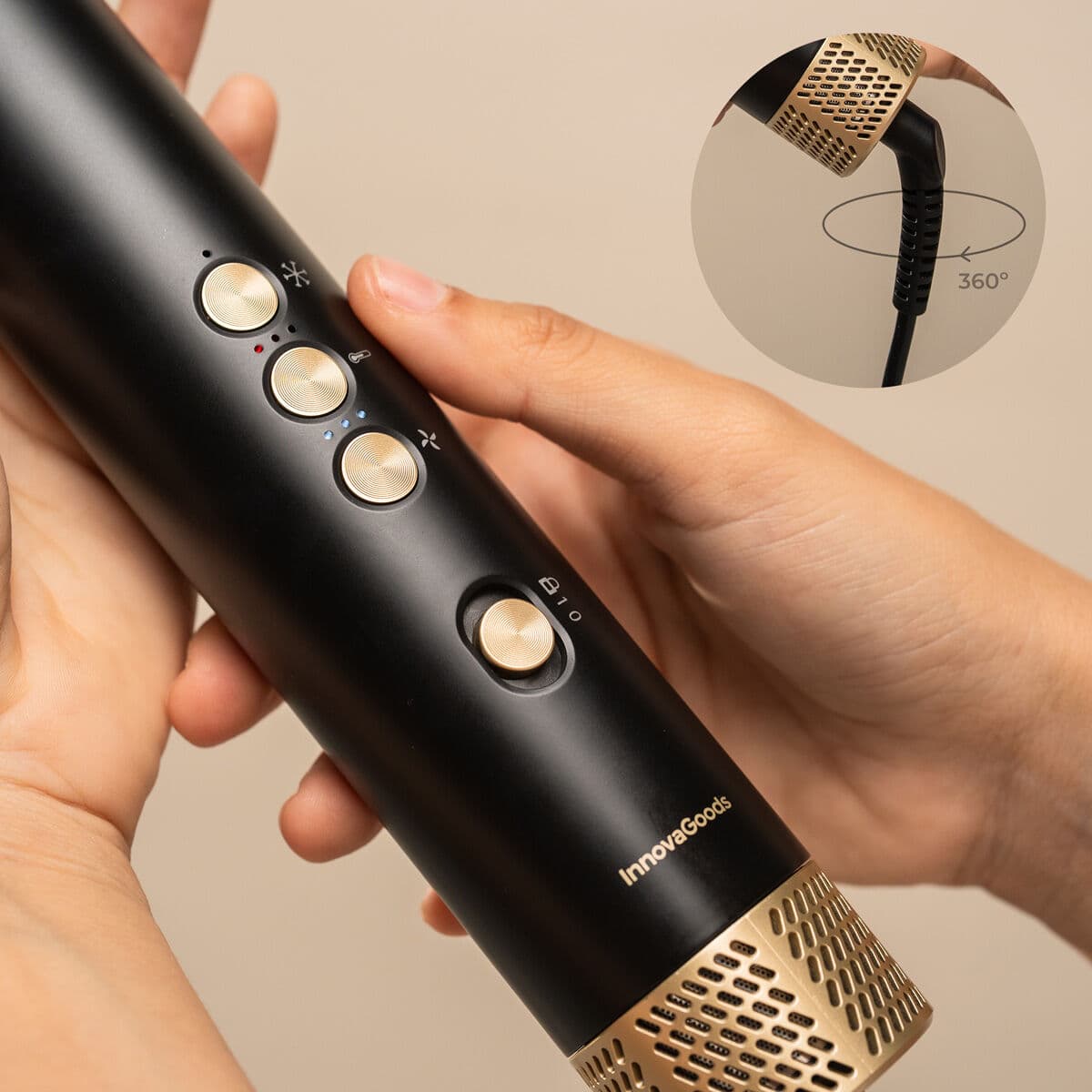 Jonowa Wielofunkcyjna Szczotka Susząca i Modelująca z Technologią Coanda i 7 Akcesoriami Wavify InnovaGoods - Image 8