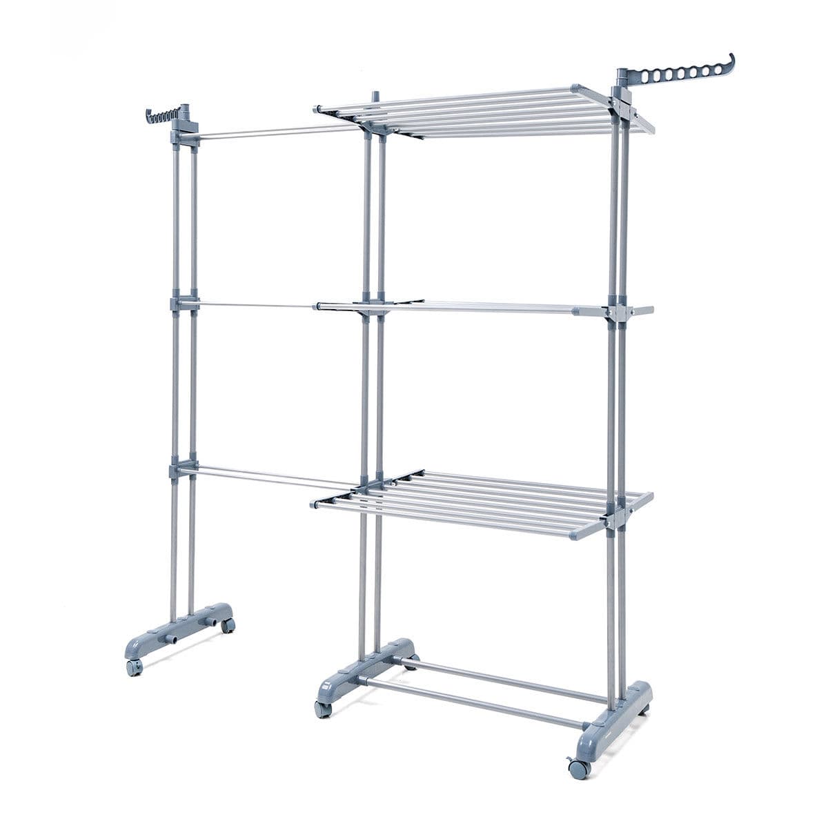 Tendedero Plegable Vertical Extensible con Ruedas Dolver XL InnovaGoods 30 Barras - Image 6