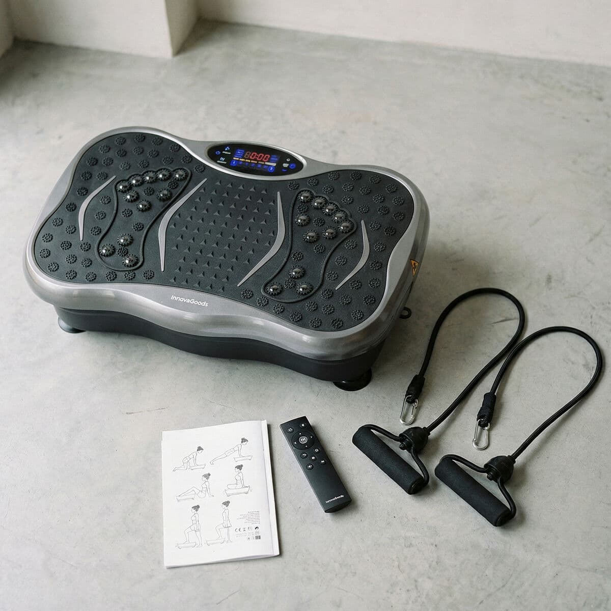 Vibration Platform with Speaker, Resistance Bands and Remote Control Vivflow InnovaGoods - Image 2