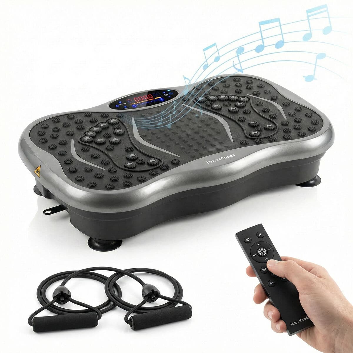 Vibration Platform with Speaker, Resistance Bands and Remote Control Vivflow InnovaGoods - Image 5