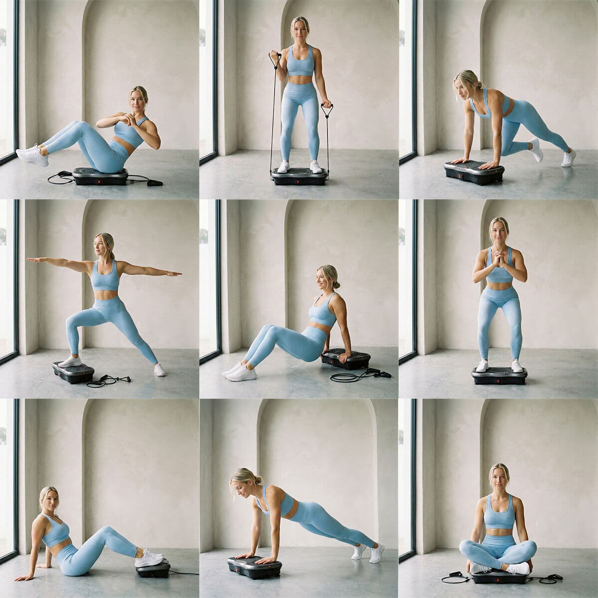 Vibration Platform with Speaker, Resistance Bands and Remote Control Vivflow InnovaGoods - Image 4