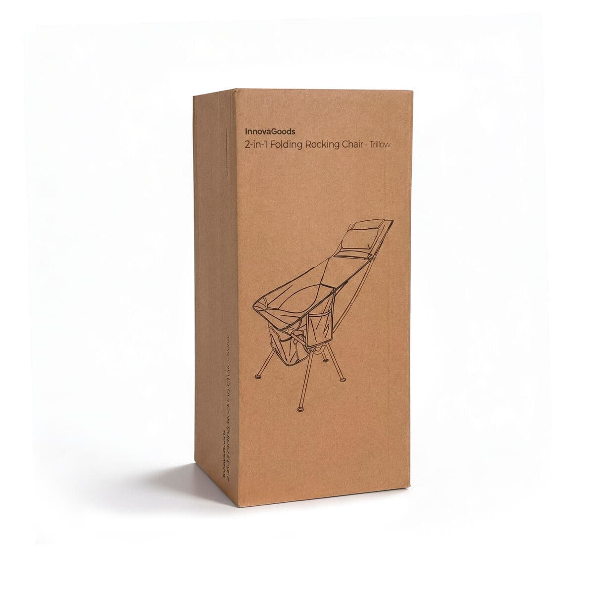 Sklopiva kamperska ljuljačka 2 u 1 s džepom, jastukom i torbom za nošenje Trillow InnovaGoods - Image 10