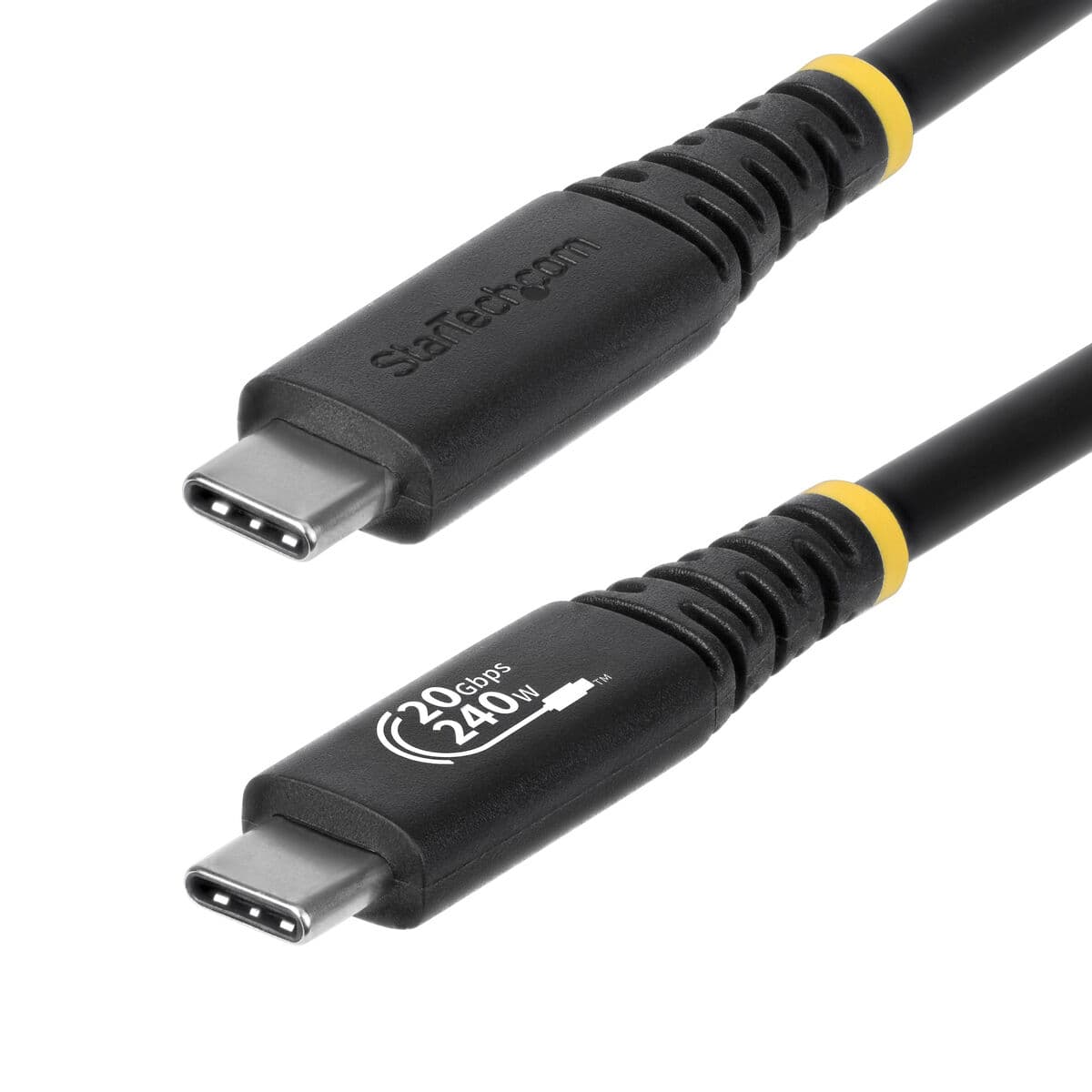 Câble USB Startech CC2M20GUSB4TP Noir 2 m
