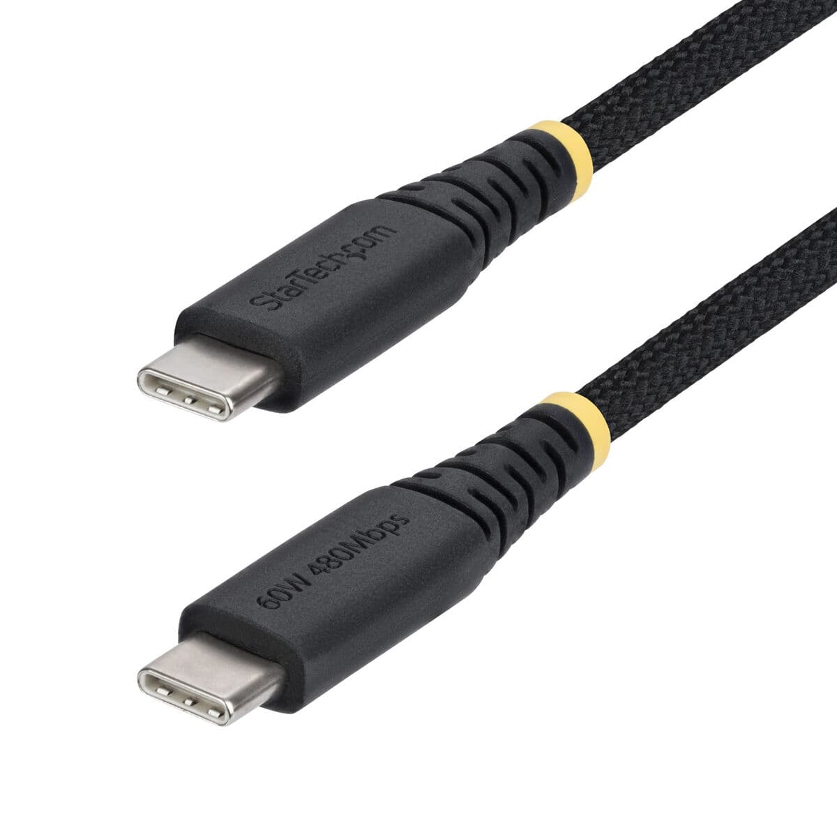 Câble USB Startech USB2CC1MNCBR Noir 1 m