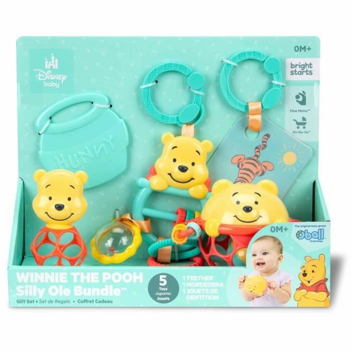 Zestaw zabawek dla dzieci Disney BABY WINNIE Wielokolorowy 5 Części