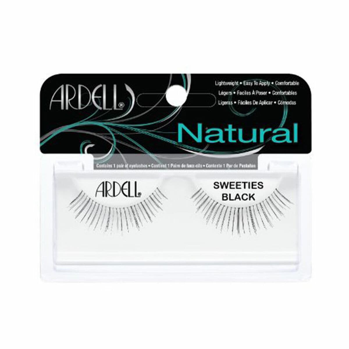 Conjunto de pestanas postiças Ardell Natural Sweeties black