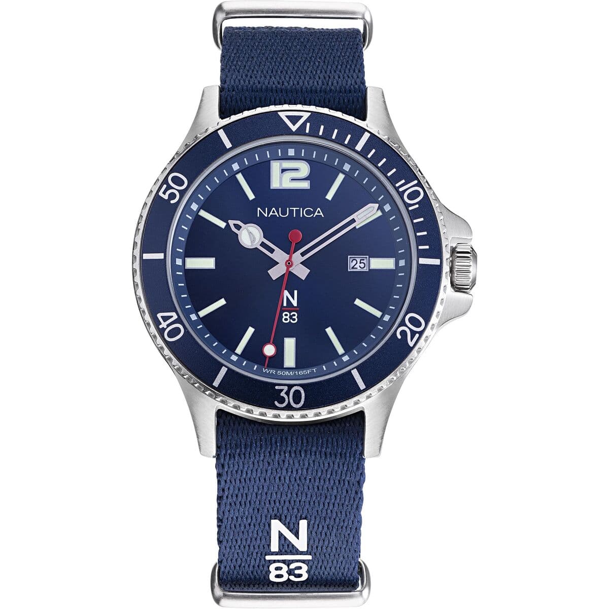 Herrklocka Nautica Silvrig (Ø 43 mm)