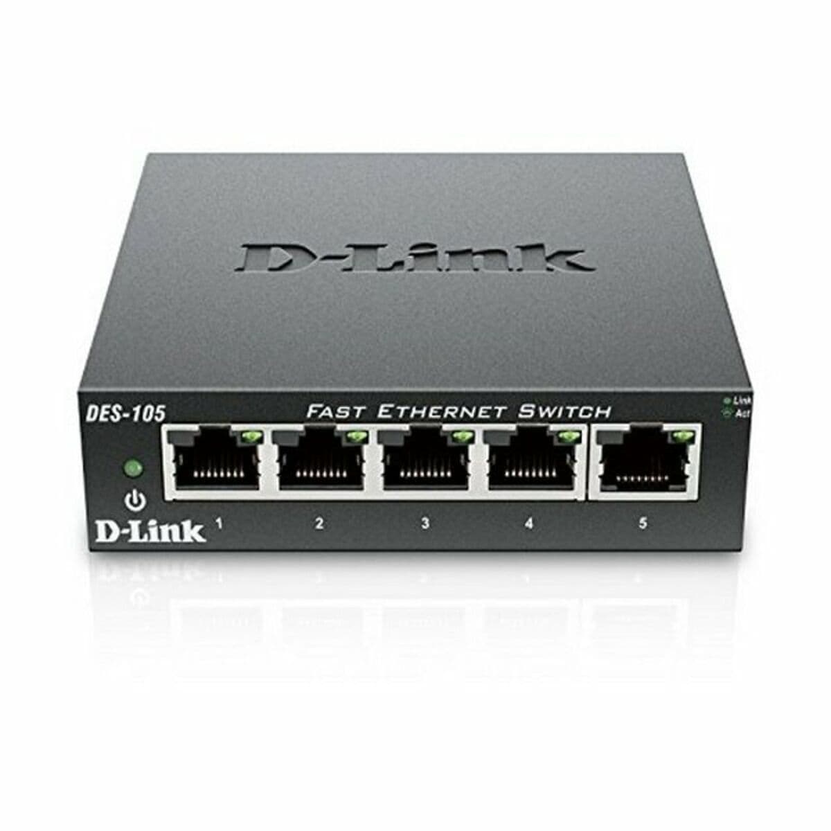 Schalter für das Büronetz D-Link DES-105 LAN