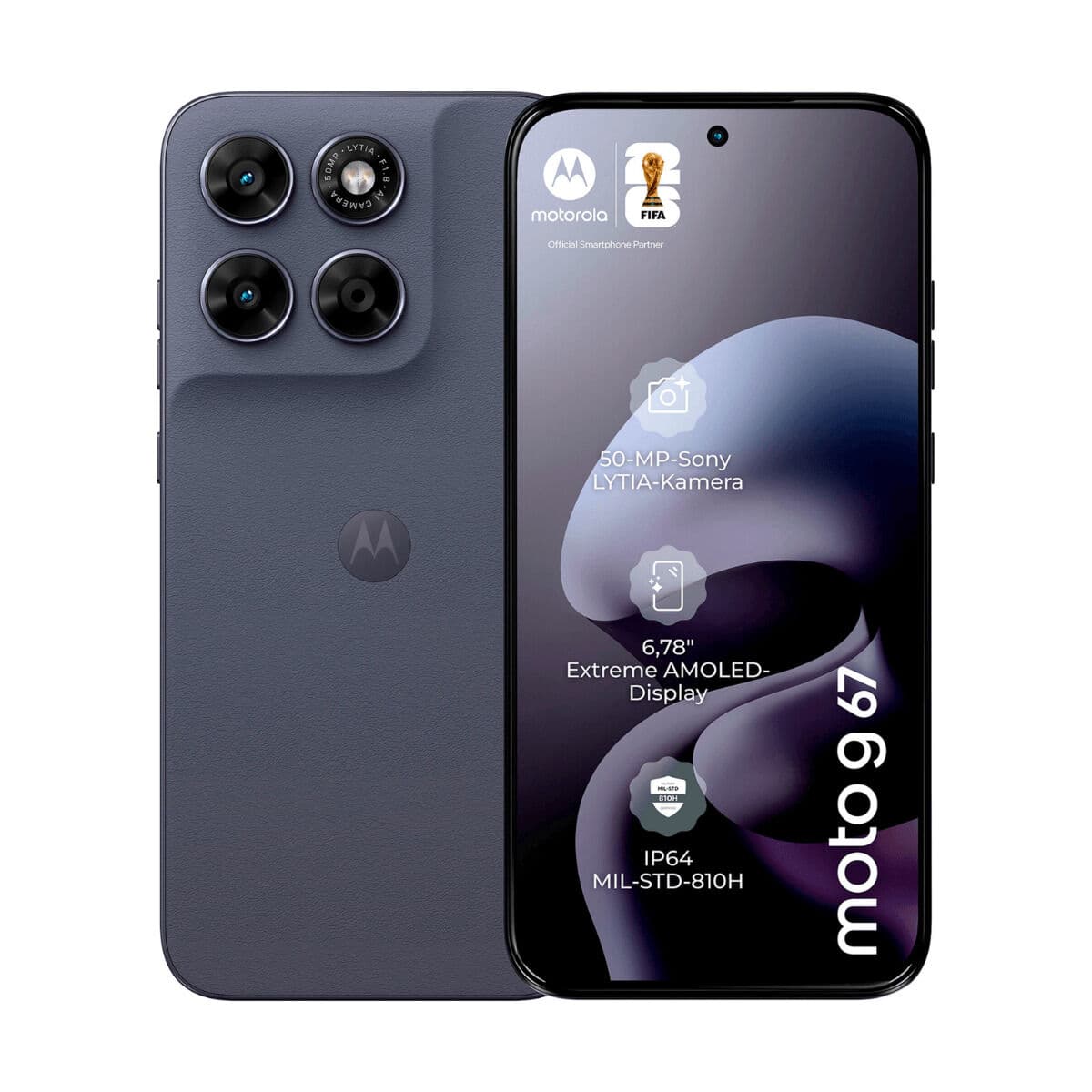 Smartphone Motorola Moto G67 5G 6,78" Octa Core 4 GB RAM 128 GB Bleu