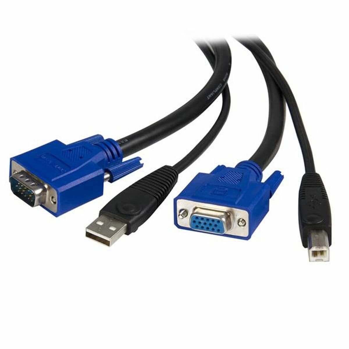 KVM-Brytare Startech SVUSB2N1_10 3 m