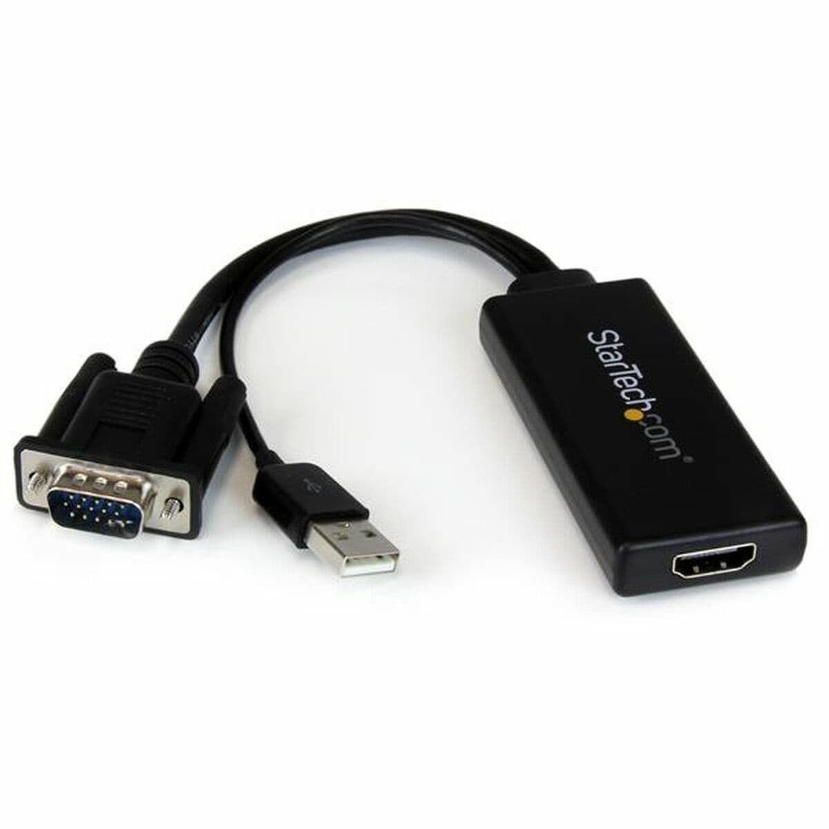 Adaptador HDMI para VGA Startech VGA2HDU Preto