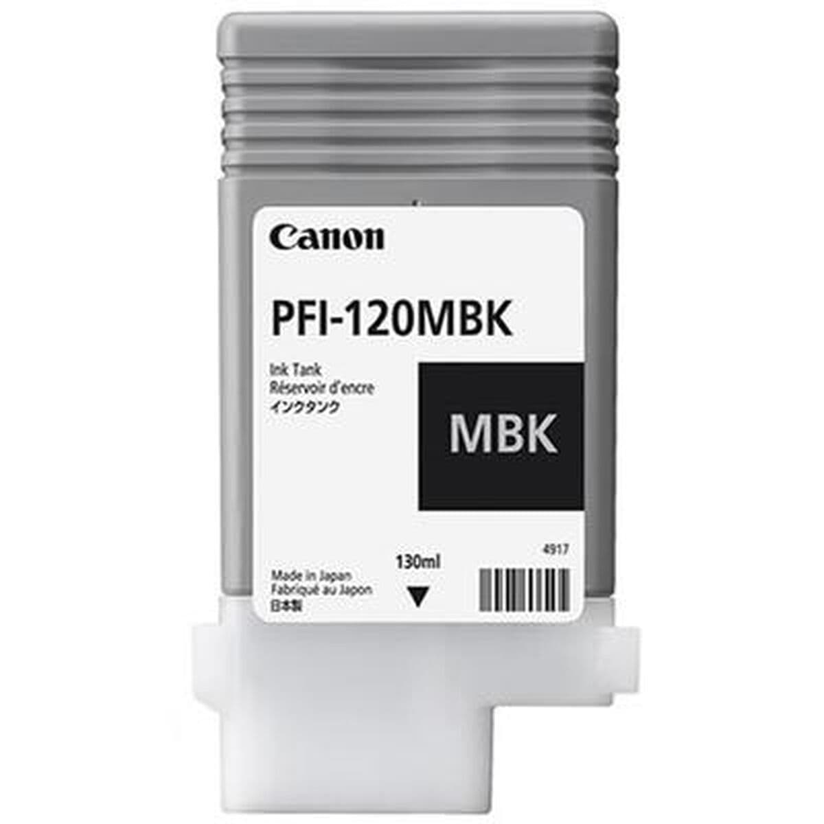 Tinteiro de Tinta Original Canon PFI-120 MBK Preto Preto mate