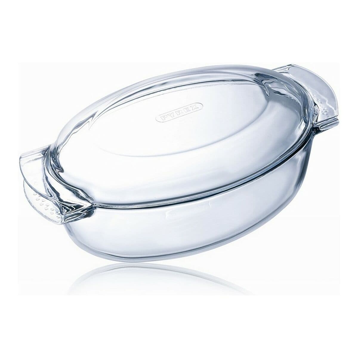 Ofenschüssel Pyrex 1040712 Weiß Durchsichtig Verre trempé 6 L 4,5 g 4,5 L