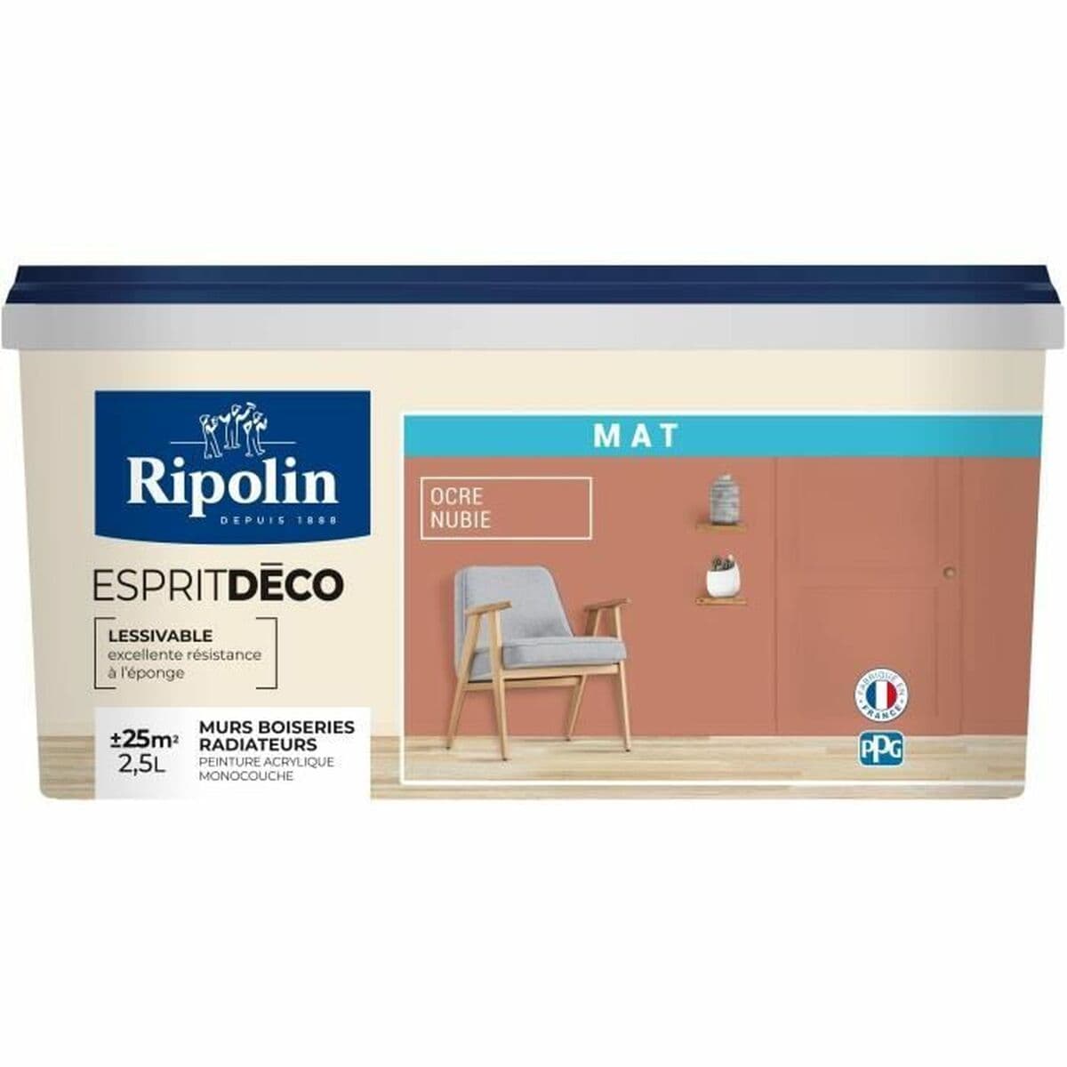 Måla Ripolin Vit 2,5 L