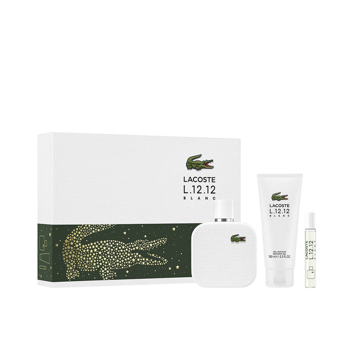 Set de Perfume Hombre Lacoste L. 12 .12 POUR LUI 3 Piezas