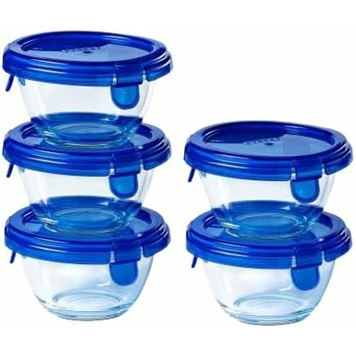 Lunchbox-Set Pyrex Durchsichtig 5 Stücke