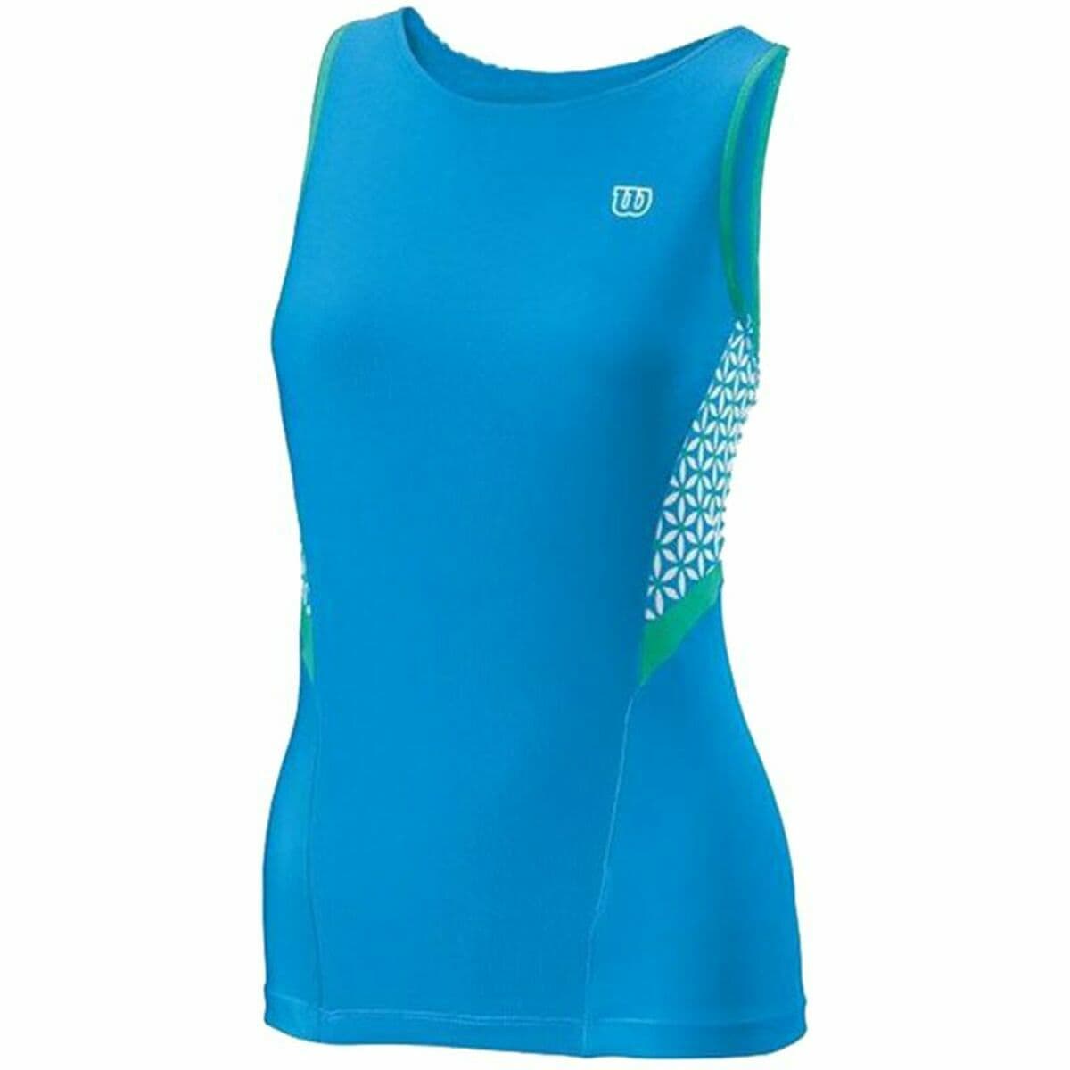 Camiseta de Tirantes Mujer Wilson Glamour Verde Tenis Reversible (Reacondicionado C)