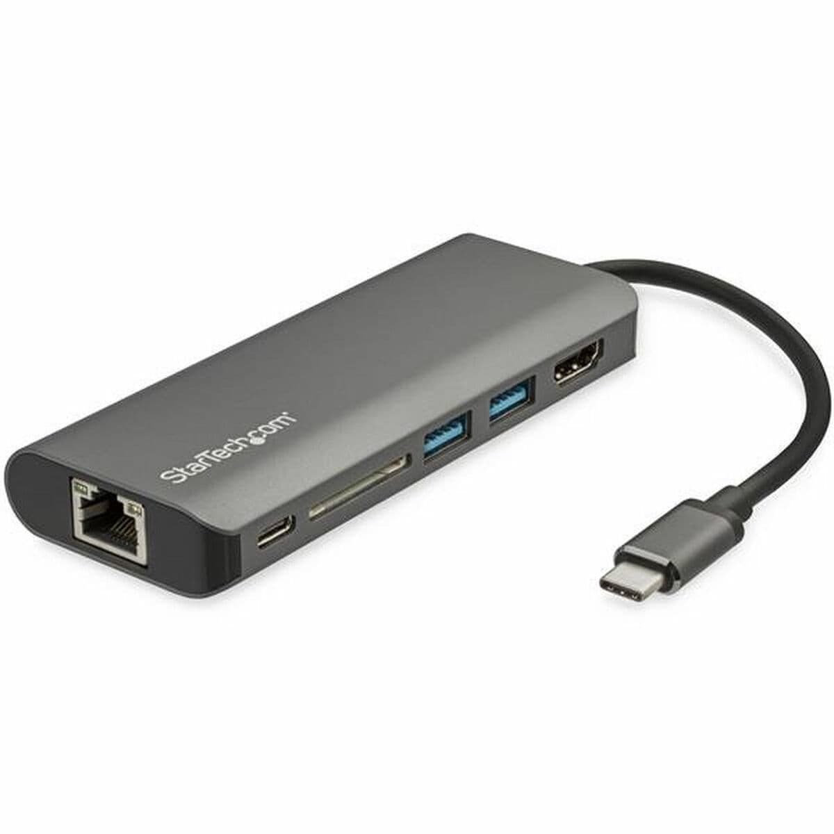 Station d'acceuil Startech DKT30CSDHPD3 4K Ultra HD Gris