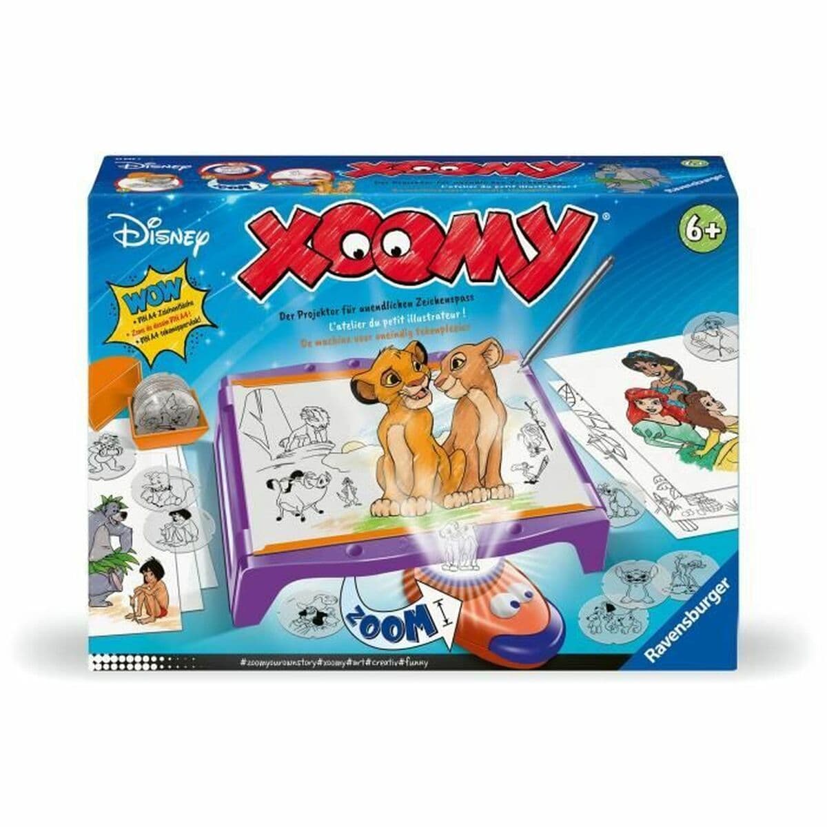 Zestaw do rysowania Ravensburger Xoomy Maxi Disney Wielokolorowy