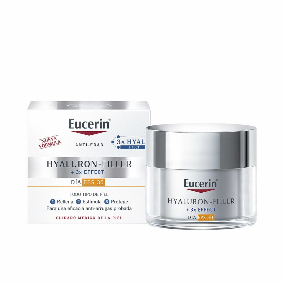 Anti age-gel Dag Eucerin Hyaluron Filler Spf 30 50 ml
