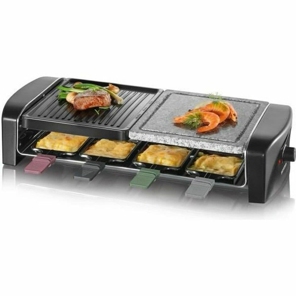 Raclette Severin RG 9645 Schwarz noir